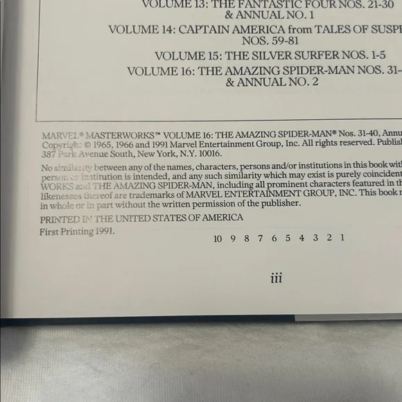 Marvel Masterworks Spider-Man Hardcover with Red and Gold Accents - Picture 5 of 5